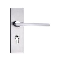 Door Lock With Handle Lever and Escutcheon,Cylinder Keys SM-502506ET-5050SS