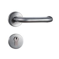 Stainless Steel Fire-proof Door Lock with Hollow Lever Handle SM-7200ET-30SS
