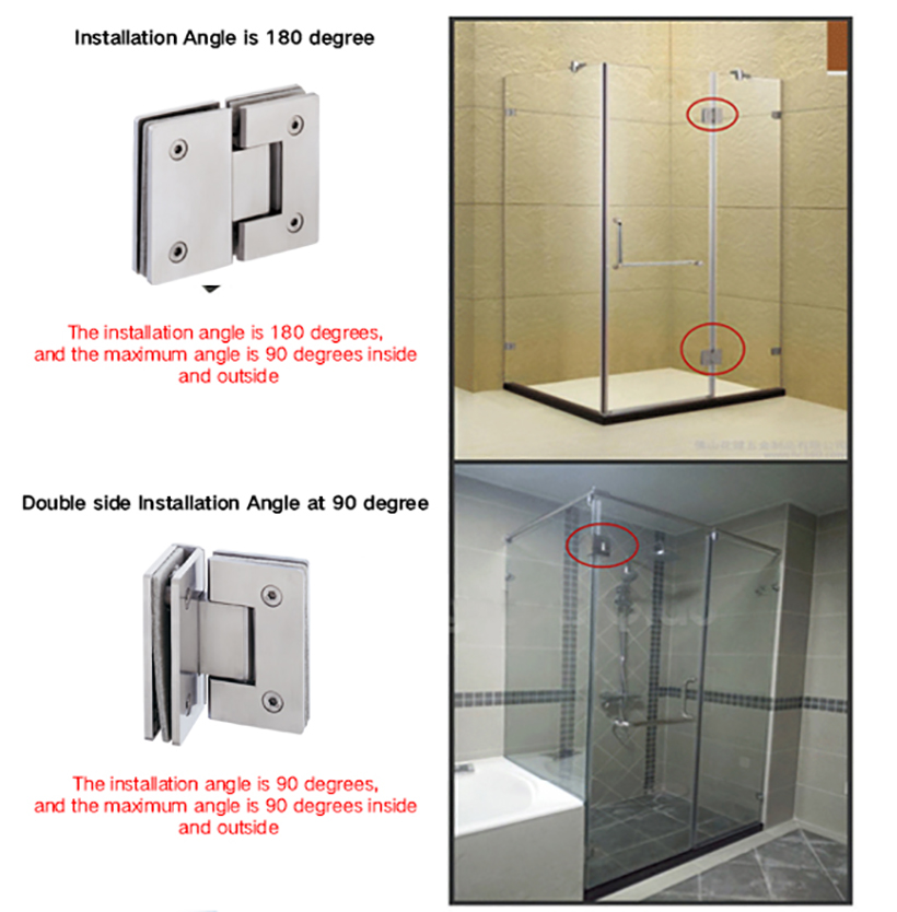 undefined SELECO wholesale glass to glass shower door hinges-8